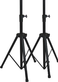 COPPIA STATTIVI PER CASSA ACUSTICA COLORE NERO